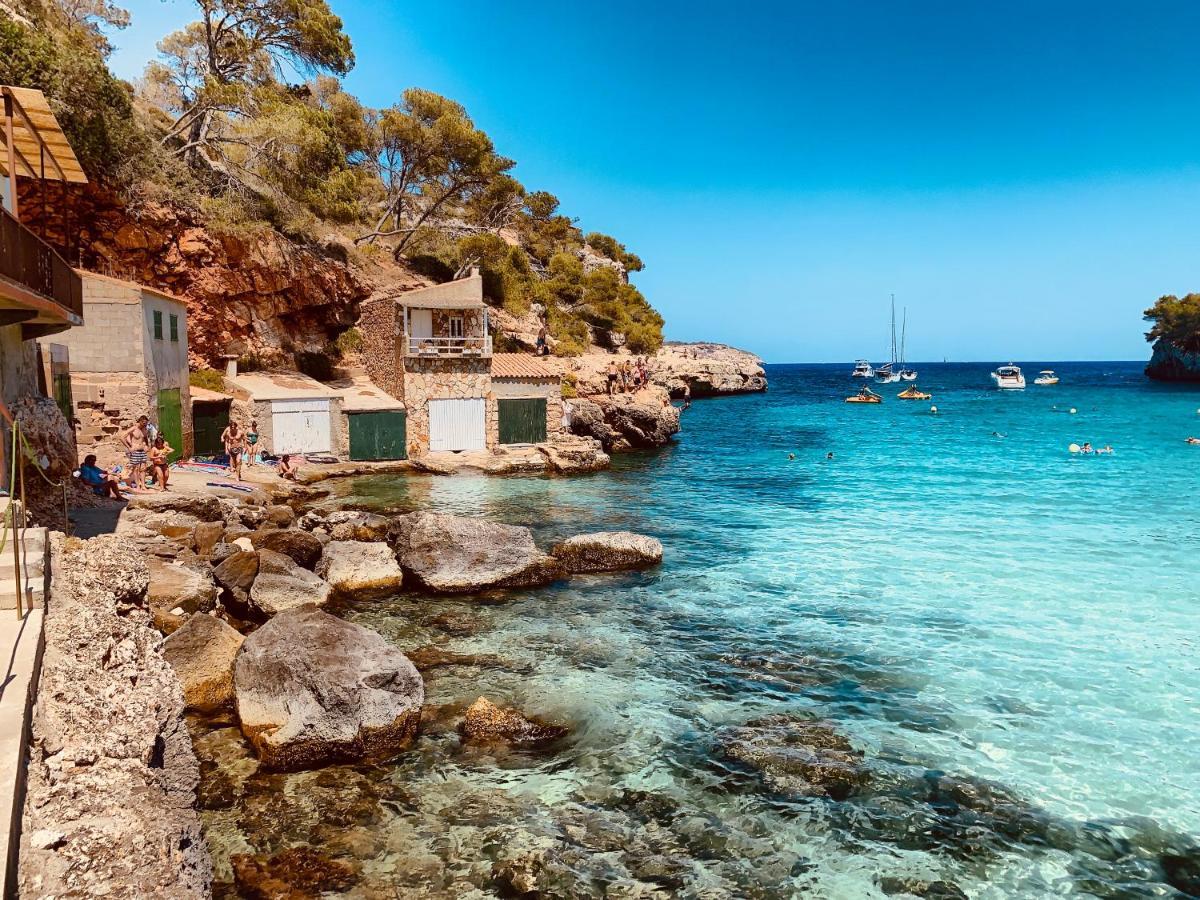 CASA Luz Solar - schöne Finca in Strandnähe, Privatpool, Klimaanlage, Wifi Santanyí Exteriör bild