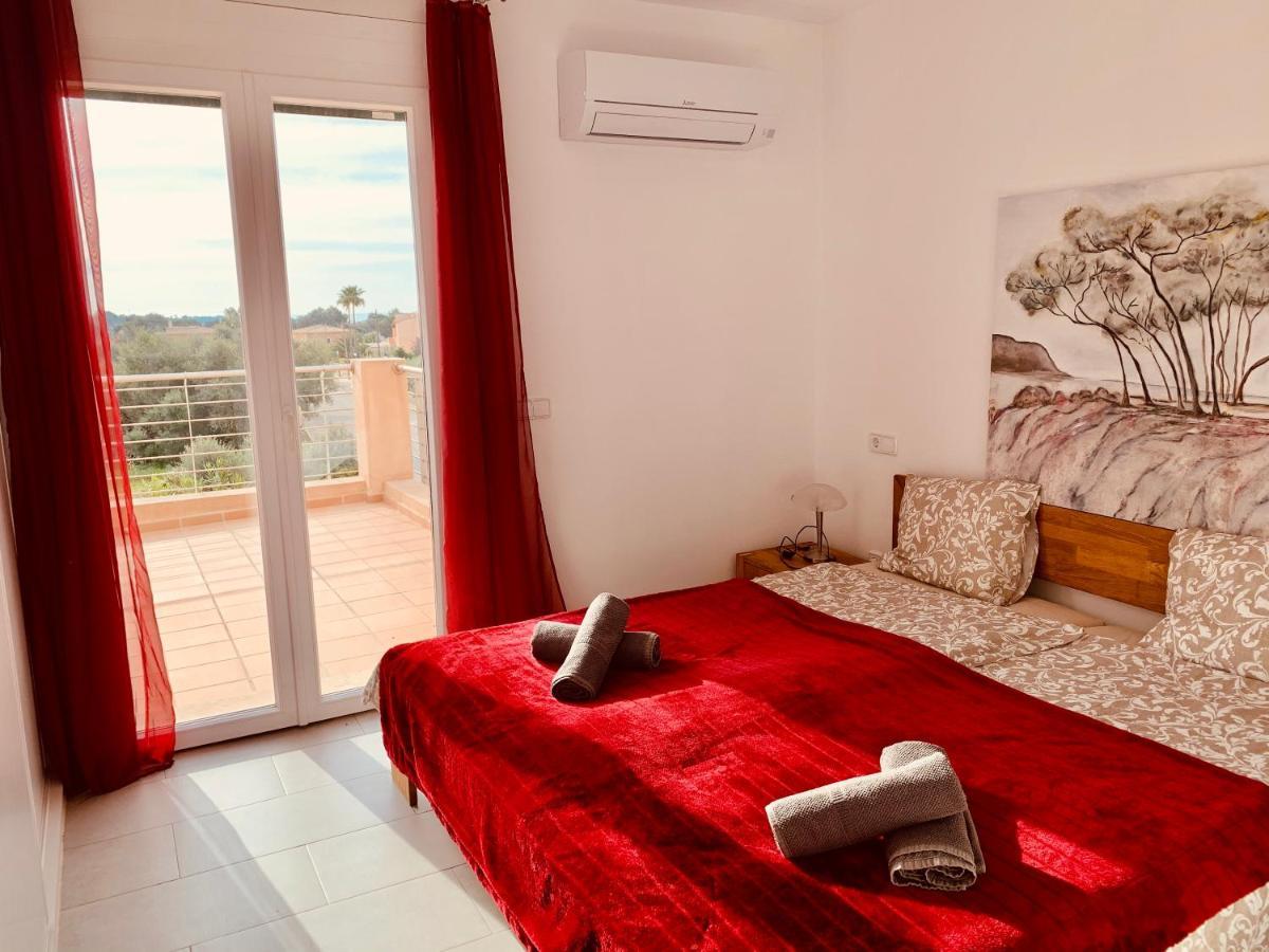 CASA Luz Solar - schöne Finca in Strandnähe, Privatpool, Klimaanlage, Wifi Santanyí Exteriör bild